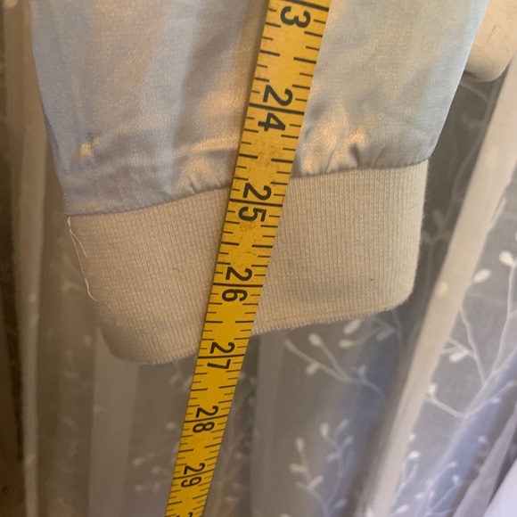 Satin Jacket Grey Large Womens - Picture 11 of 12